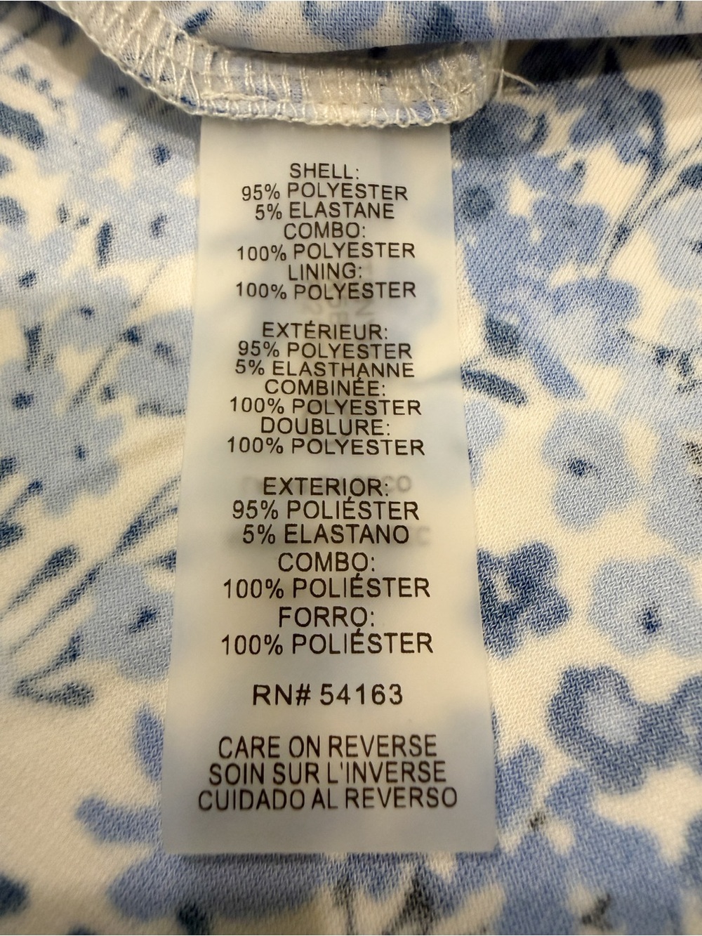 Tommy Hilfiger Floral Chiffon Hem Tiered Midi Dress Flutter Sleeve Blue 18W NWT - Picture 15 of 15